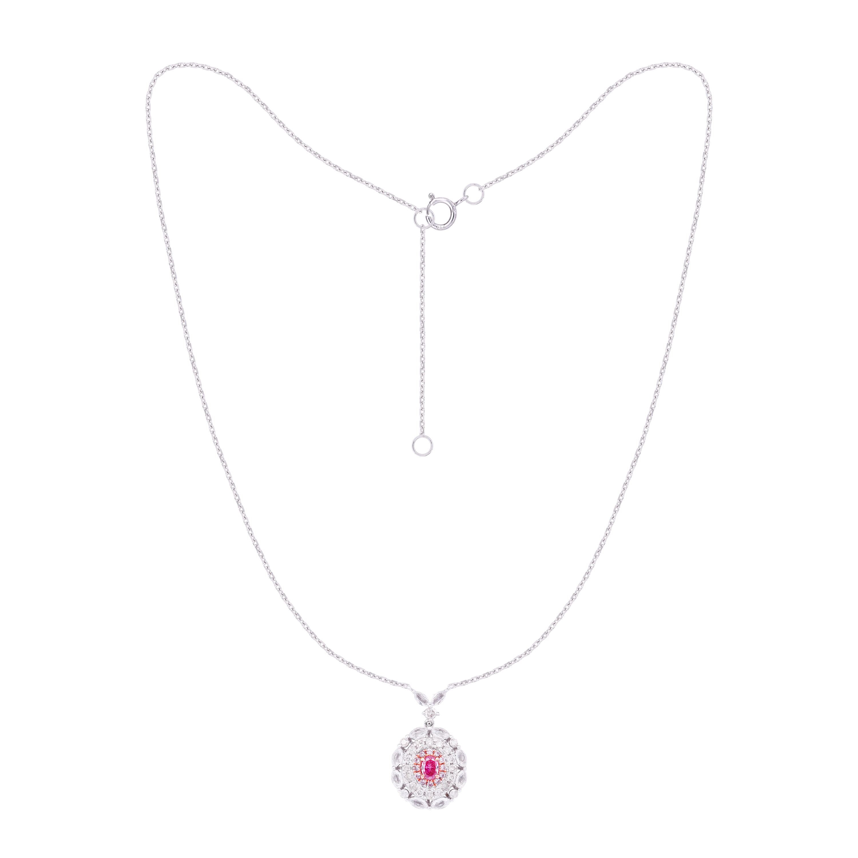 Paloma Pink Diamond Necklace